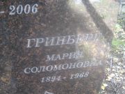 Гринберг Мария Соломоновна, Пермь, Южное кладбище