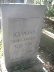 Карлина Софья Хановна, Пермь, Южное кладбище