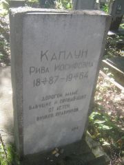 Каплун Рива Иосифовна, Пермь, Южное кладбище