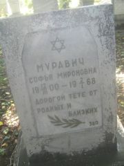 Мураыич Софья Мироновна, Пермь, Южное кладбище