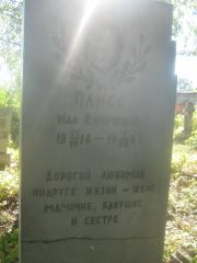 Плисс Ида Ефимовна, Пермь, Южное кладбище