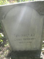 Гайсинская Шейна Айзиковна, Пермь, Южное кладбище