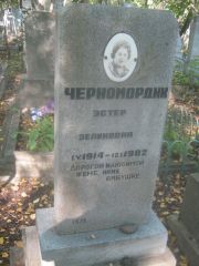Черномордик Эстер Зеликовна, Пермь, Южное кладбище