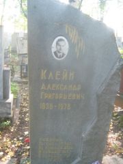 Клейн Александр Григорьевич, Пермь, Южное кладбище