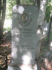 Ганелина Креина Элиокимовна, Пермь, Южное кладбище