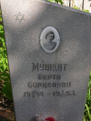 Мушкат Берта Борисовна, Самара, Центральное еврейское кладбище