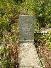 Каганская Ида Григорьевна, Самара, Центральное еврейское кладбище