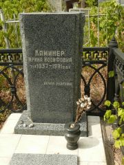Каминер Ирина Иосифовна, Самара, Центральное еврейское кладбище