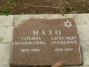 Мазо Татьяна Иосифовна, Самара, Центральное еврейское кладбище