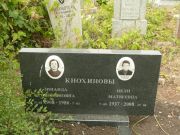 Кнохинова Нели Матвеевна, Самара, Центральное еврейское кладбище
