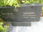 Циприн Илья Маркович, Самара, Центральное еврейское кладбище
