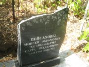 Пейсахова Сарра Шаламовна, Самара, Центральное еврейское кладбище