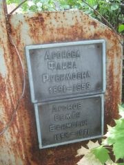 Аронов Семен Ефимович, Самара, Центральное еврейское кладбище