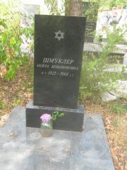Шмуклер Бейла Бенционовна, Самара, Центральное еврейское кладбище