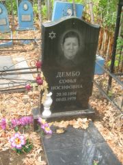 Дембо София Иосифовна, Самара, Центральное еврейское кладбище