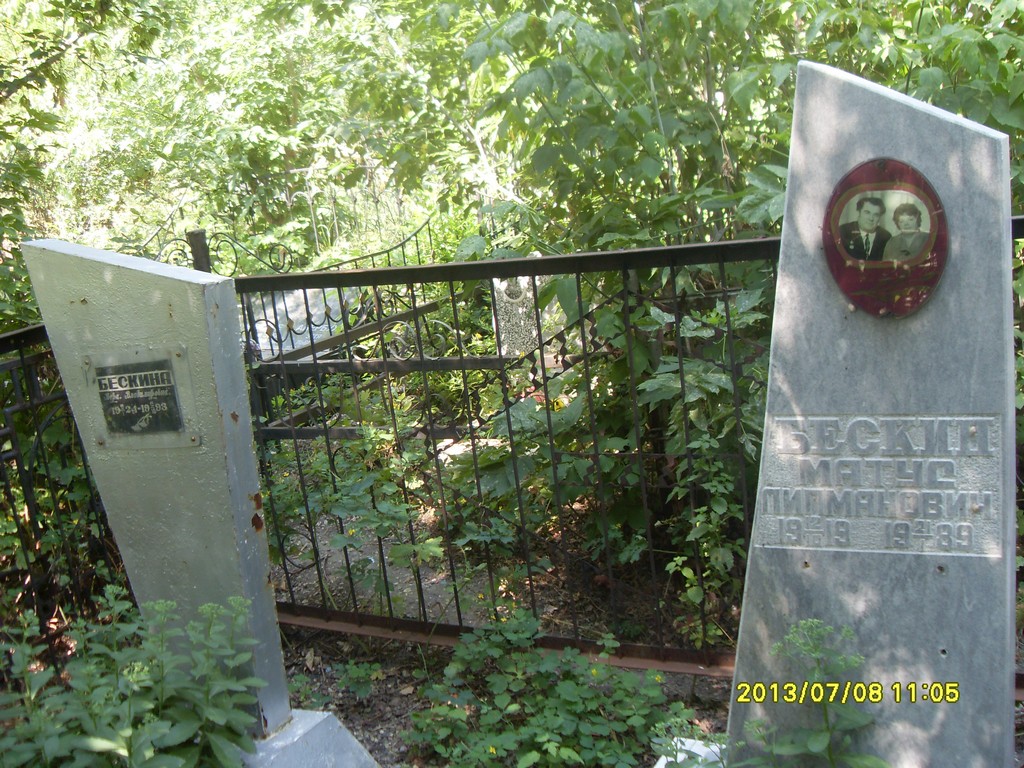 Бескин Матус Липманович, Саратов, Еврейское кладбище