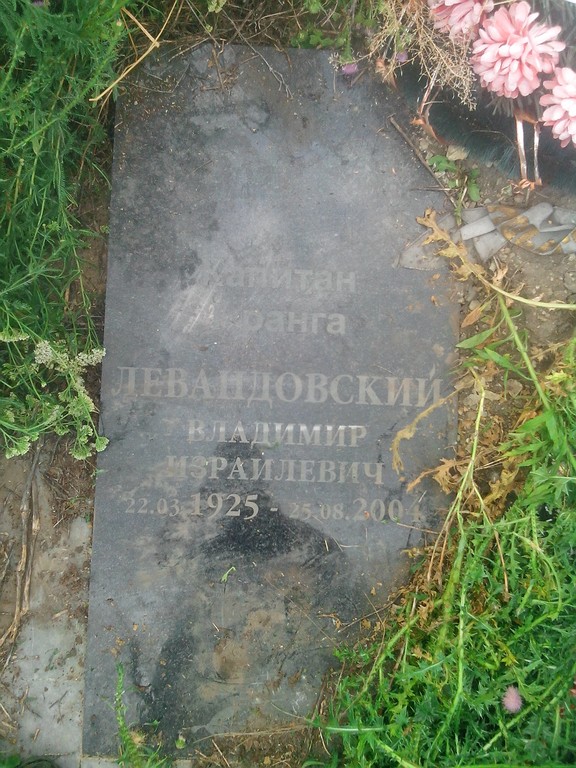 Левандовский Владимир Израилевич, Саратов, Еврейское кладбище