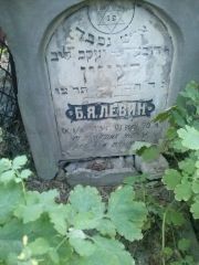 Левин Б. Я., Саратов, Еврейское кладбище