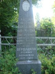 Бершацкий Элиазар Львович, Саратов, Еврейское кладбище