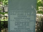 Бернштейн Мария Моисеевна, Саратов, Еврейское кладбище