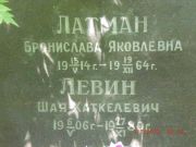 Латман Бронислава Яковлевна, Саратов, Еврейское кладбище