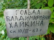 Хайкина Гольда Владимировна, Саратов, Еврейское кладбище
