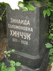 Хинчук Зинаида Соломоновна, Саратов, Еврейское кладбище