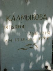 Калмыкова Татьяна Львовна, Саратов, Еврейское кладбище