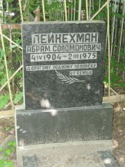 Лейнехман Абрам Соломонович, Саратов, Еврейское кладбище