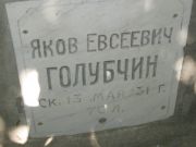 Голубчин Яков Евсеевич, Саратов, Еврейское кладбище