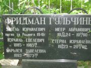 Фридман Марьяся Завелевна, Саратов, Еврейское кладбище