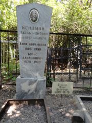 Бенцман Абель Ицкович, Саратов, Еврейское кладбище