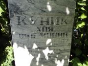 Куник Хая Шлемовна, Саратов, Еврейское кладбище
