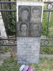 Лабунец Фаня Гершковна, Саратов, Еврейское кладбище