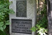 Штибельман Хана Зисевна, Саратов, Еврейское кладбище