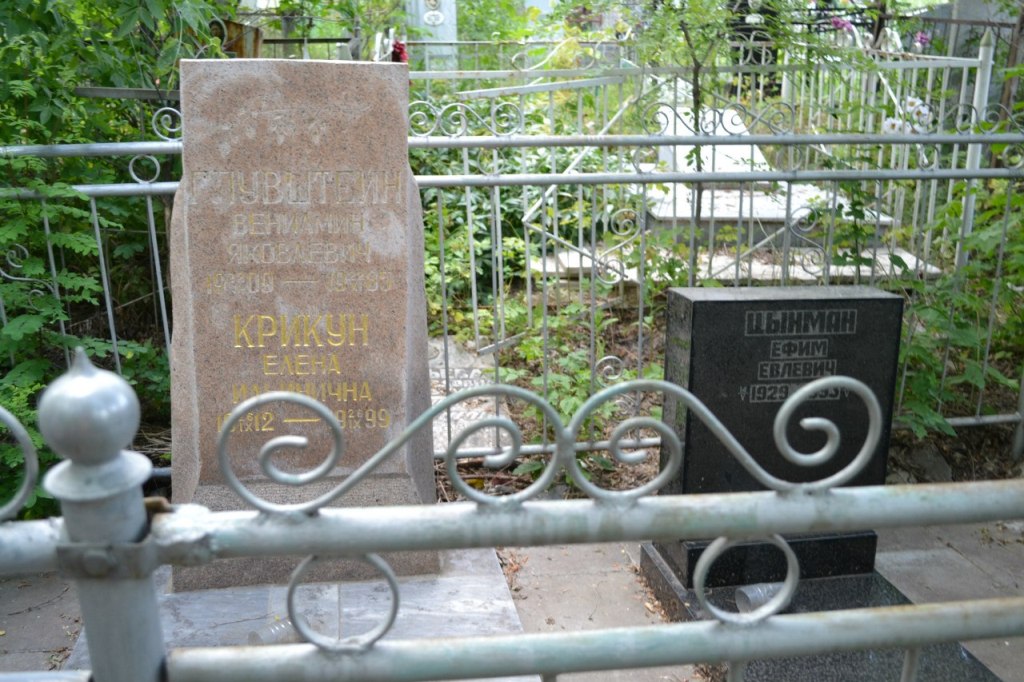 Глувштейн Вениамин Яковлевич, Саратов, Еврейское кладбище