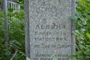 Левина Елизавета Матвеевна, Саратов, Еврейское кладбище