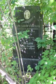 Бруднер-Гордон Елизавета Израилевна, Саратов, Еврейское кладбище