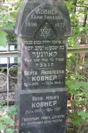 Ковнер Хана Гилевна, Саратов, Еврейское кладбище