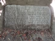 Баскина Жанна , Саратов, Еврейское кладбище