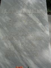 Марголина Лиза Герцевна, Саратов, Еврейское кладбище