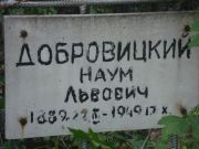 Добровицкий Наум Львович, Саратов, Еврейское кладбище