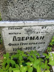 Азерман Фаня Григорьевна, Рославль, Еврейское