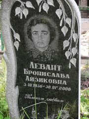Левант Бронислава Айзиковна, Рославль, Еврейское