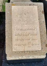 Гольденберг Екатерина Ильинична, Ташкент, Европейско-еврейское кладбище