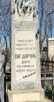 Вигдорчик Дора Наумовна, Ташкент, Европейско-еврейское кладбище