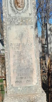 Розенберг Рахиль Яковлевна, Ташкент, Европейско-еврейское кладбище
