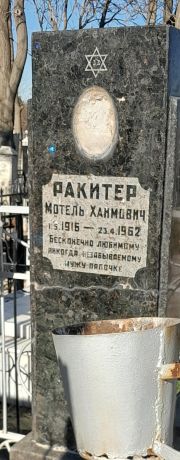Ракитер Мотель Хаймович, Ташкент, Европейско-еврейское кладбище