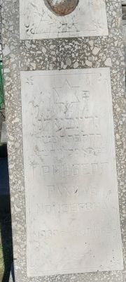 Гринберг Рахиль Моисеевна, Ташкент, Европейско-еврейское кладбище