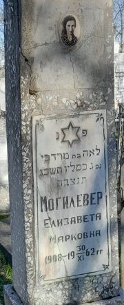 Могилевер Елизавета Марковна, Ташкент, Европейско-еврейское кладбище